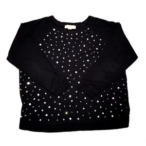 MICHAEL KORS | Black Bling Sweater